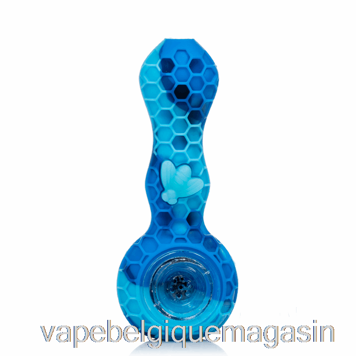 Vape Shop Bruxelles Stratus Bee Cuillère En Silicone Marbre Bleu (baby Blue / Blue)